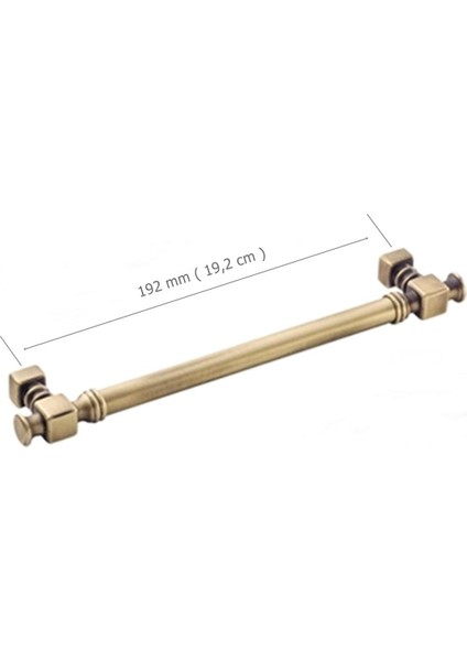 Doğanlar Dragon 192 mm Mobilya Kulp Antik Sarı Olifka