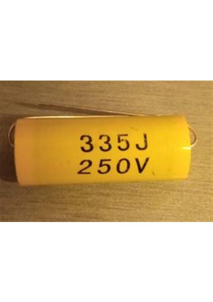 3.3/250V Araç Hoparlörü Için Tiz Ayırma Kondansatörü