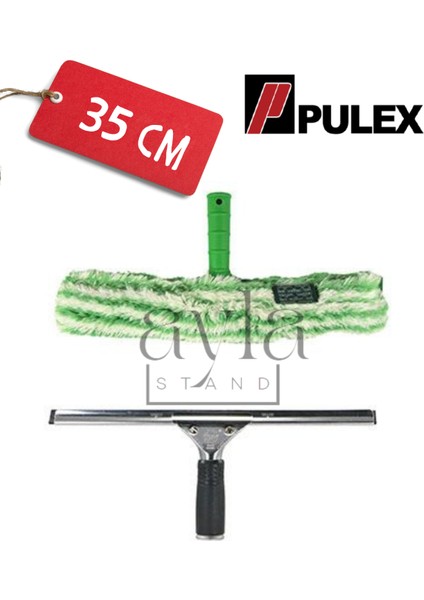 Pulex Profesyonel Ev Temizleme Seti 35 cm Çekçek + 35 cm Peluş