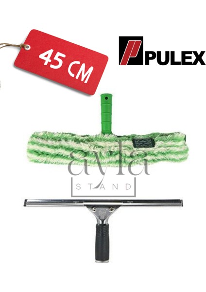 Pulex Profesyonel Ev Temizleme Seti 45 cm Çekçek + 45 cm Peluş