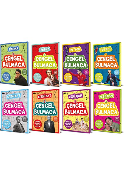 Konulu Çengel Bulmaca Seti (8 Kitap)