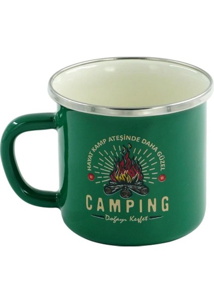 Retro Emaye Kupa Bardak 330 cc [camping] fırsatları
