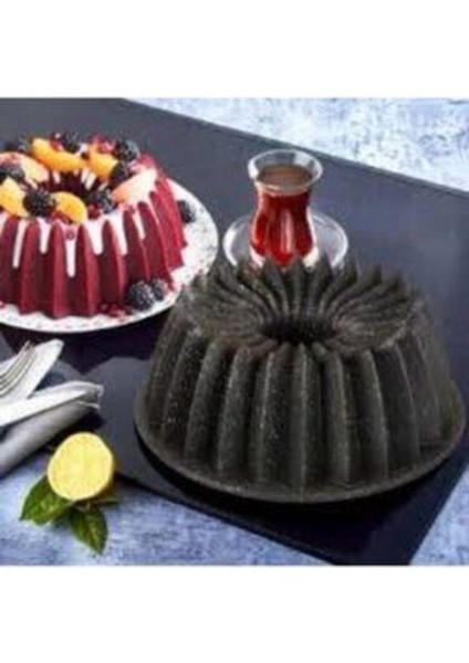 26 Cm Granit Döküm Yıldız Kek Kalıbı Rz-001