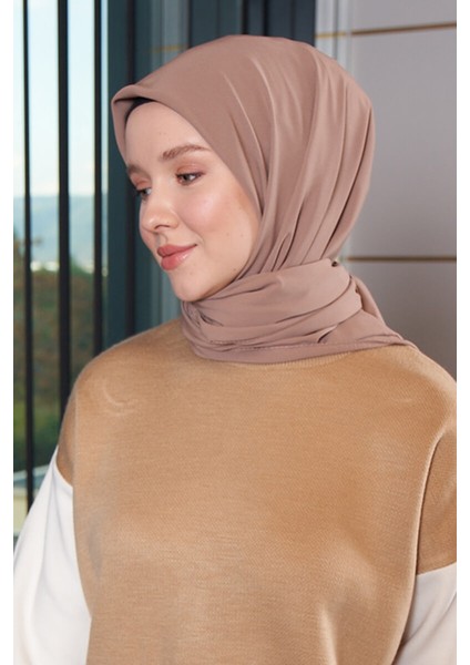 Medine Ipeği Eşarp - Sütlü Kahve
