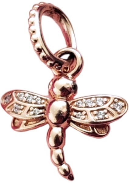 Rose Yusufçuk Charm | 925 Ayar Gümüş