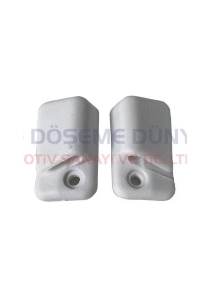 W 1300 1303 Güneşlik Tutucu Plastik Beyaz 2 Adet