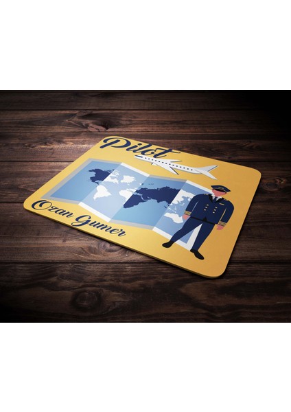 Kişiye Özel Pilot Tasarımlı Mouse Pad