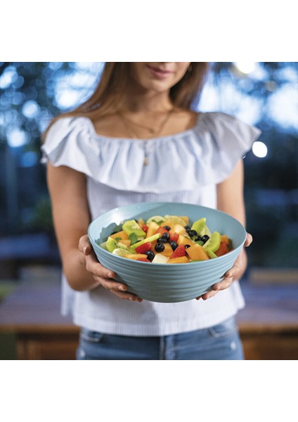 Tierra Xl Kapaklı Salata Kasesi - Mavi