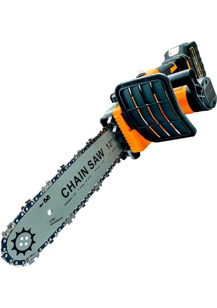 Metal Dişli System Kömürsüz Motor 58V Çift Akülü Dal Budama Bıçkı Testeresi Yağ Pompalı 35 Cm Palalı fiyatları