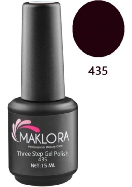 Three Step Gel Polish Kalıcı Oje 15 ml | 435 Brown Bordeaux