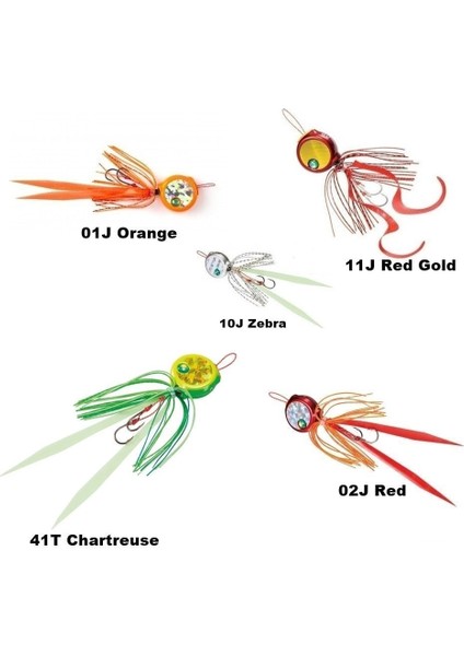 Flat Baku Baku 80GR Jig Yemi Orange