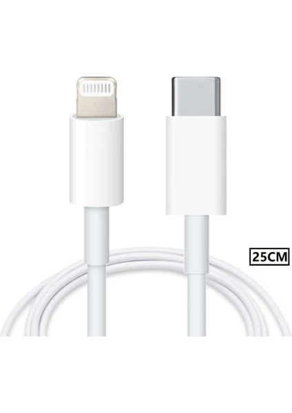 4725 Lightning To USB Type C 20W Hızlı Şarj Iphone Data Kablosu 0.25M