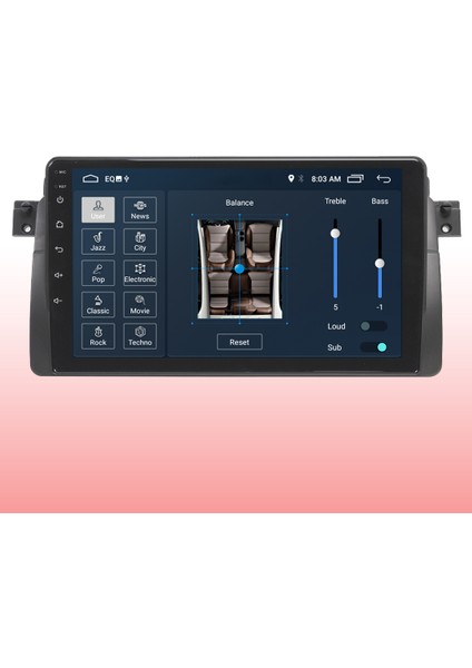 Bmw E46 Android Carplay Navigasyon Multimedya Ekran Teyp 2gb Ram + 32GB HDD