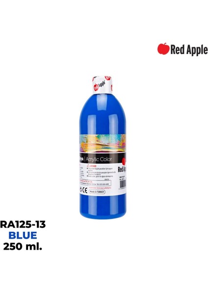 Red Apple Akrilik Boya 250ML 13 Blue