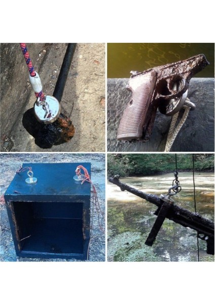 Süper Güçlü Halkalı Büyük Neodyum Pot Mıknatıs, 60MM Çap, Magnet Fishing, Kurtarma Mıknatısı fırsatları