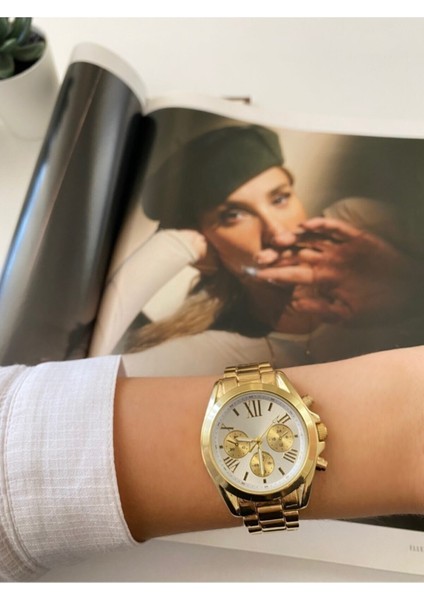 Metal Kordonlu Kadın Kol Saati