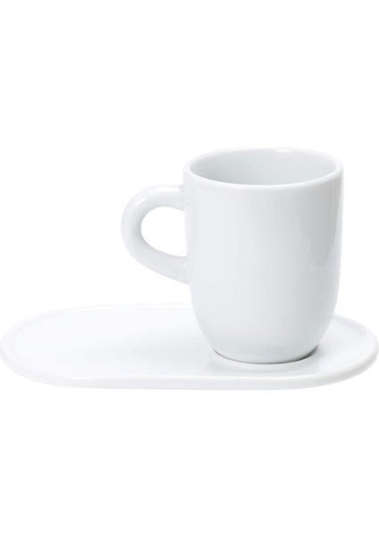Omino Con Piattino Porselen Kupa 340 ml