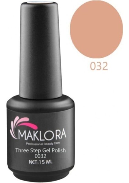 Three Step Gel Polish Kalıcı Oje 15 ml | 32 Nude