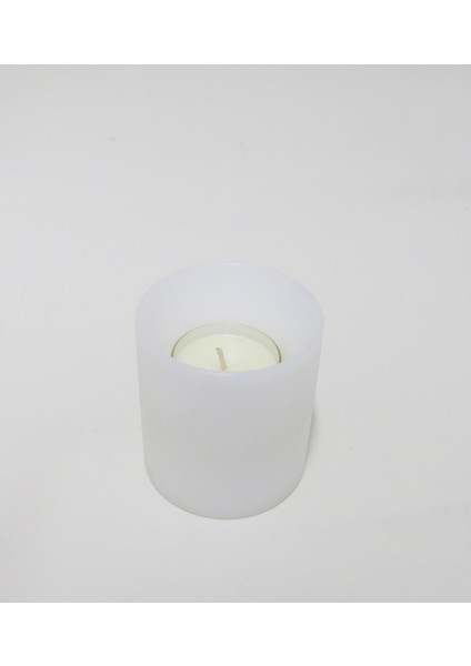 7x8 cm Derin Kesim Blok Mumluk ve Tealıght Seti indirimleri
