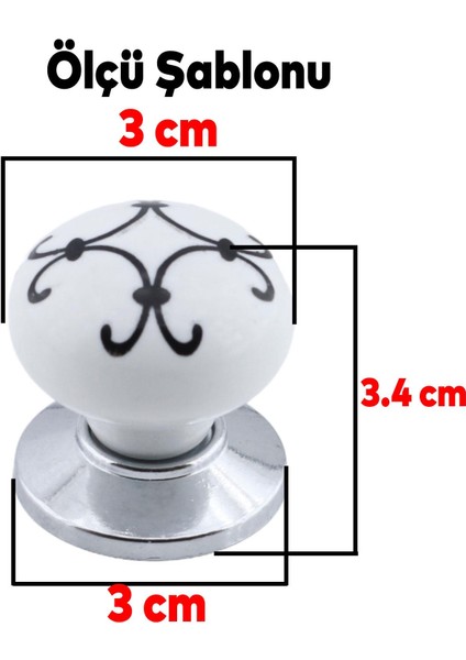 Mobilya Çekmece Dolap Kapak Kulpu Kulbu Beyaz Krom Renk Polimer Kulp fiyatları