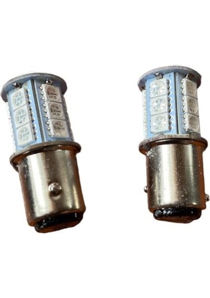 Carub Ampul 12V 18 Ledli Kırmızı Çakarlı ( 2