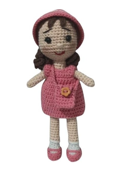 Minyatür Yaren Bebek Amigurumi Organik Oyuncak