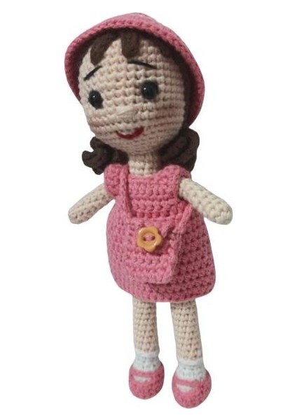 Minyatür Yaren Bebek Amigurumi Organik Oyuncak modelleri