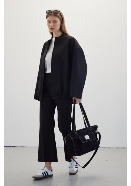 Özel Dikim Bomber Ceket Siyah fiyatları