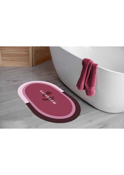 Deri Taban 40 x 60 cm Oval Raschel Paspas