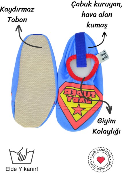 Super Mom ve Super Baby Saks Anne Çocuk Kombinlenebilir Havuz ve Deniz Patiği (Ayrı Ayrı SATILMAKTADIR.)-F-9013
