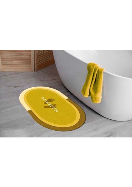 Deri Taban 40 x 60 cm Oval Raschel Paspas