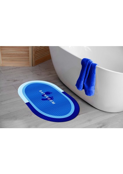 Deri Taban 40 x 60 cm Oval Raschel Paspas