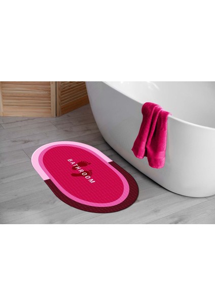 Deri Taban 40 x 60 cm Oval Raschel Paspas