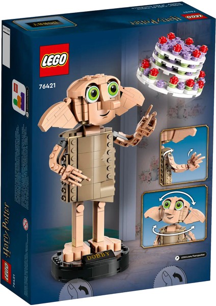 Harry Potter TM Ev Cini Dobby# 76421 - 8 Yaş ve Üzeri Çocuklar İçin  Koleksiyonluk Yaratıcı Oyuncak Yapım Seti (403 Parça)