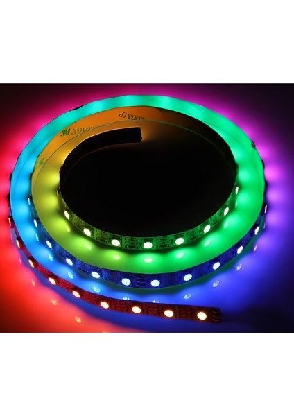 24 Volt Rgb 5050 Şerit LED M/60 LED Iç Mekan IP20 5 Metre