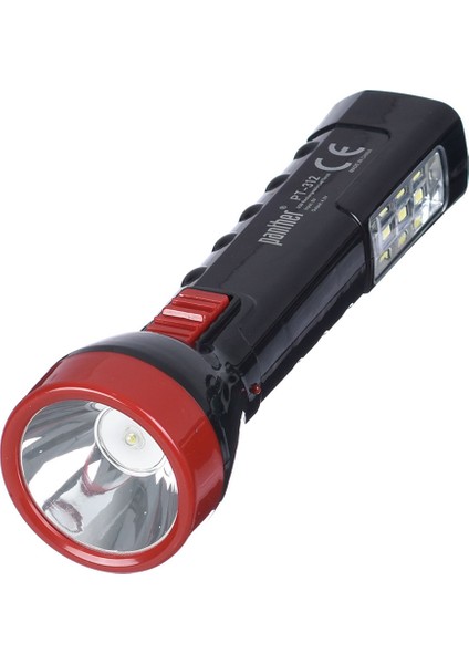 PANTHER PT-312 USB Şarjlı Fener - Siyah