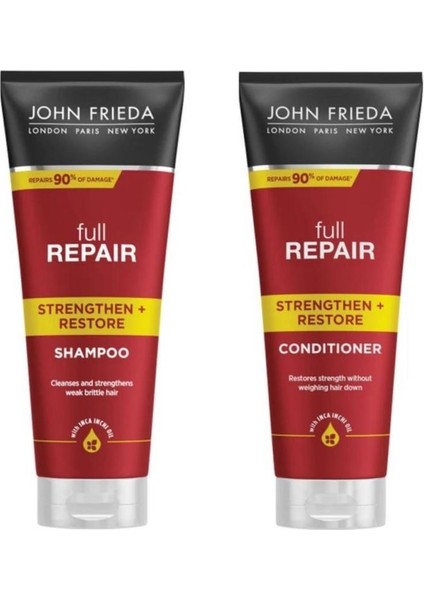 Güçlendirci ve Onarıcı Şampuan 250ML + Saç Bakım Kremi 250ML 2li Set