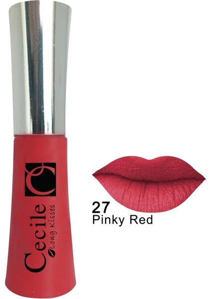 Cecile dolgunlaştırıcı Nemlendirici Etkili Kalıcı Lip Gloss No:27 X2