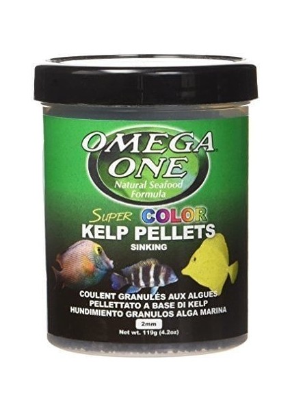 Omega One Super Color Veggie Kelp Small Pellets Kovadan Bölme 50 gr