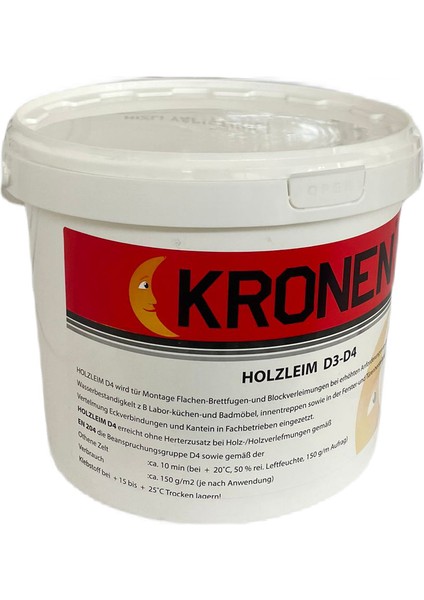 Kronen D3 D4 Ahşap Tutkalı 10 kg