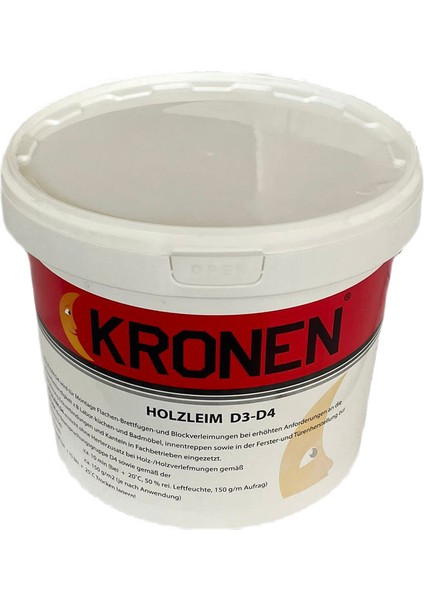 Kronen D3 D4 Ahşap Tutkalı 10 kg