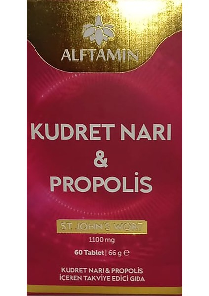 Kudret Narı Propolis 1100 Mg 60 Tablet