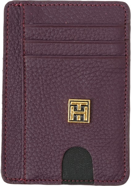 Erkek Cüzdan & Kartlık TH-WS358 Mürdüm