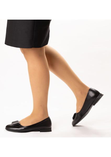 Kadın Deri Günlük Klasik Loafer Babet Ayakkabı