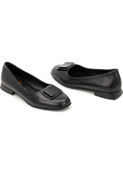 Kadın Deri Günlük Klasik Loafer Babet Ayakkabı