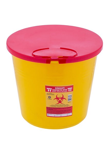 Tıbbi Atık Kovası 10 Lt - 10 Adet fiyatları