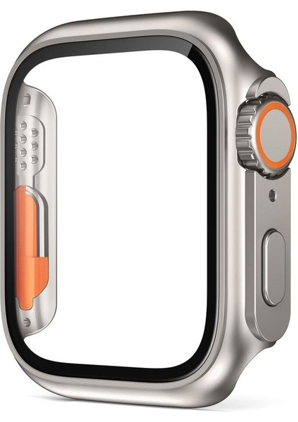 Apple Watch 40MM Watch Ultra Görünümlü Kasa Dönüştürücü Ekran Koruyucu 25