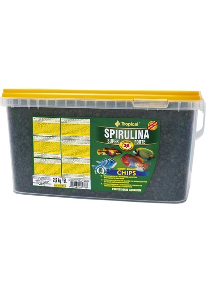 Spirulina Super Forte Chips Kovadan Bölme 1000 gr