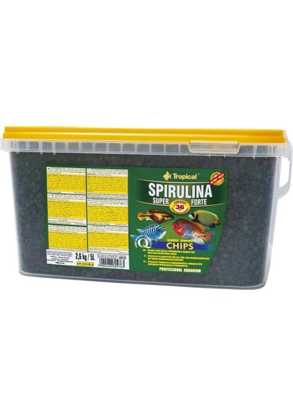 Spirulina Super Forte Chips Kovadan Bölme 100 gr