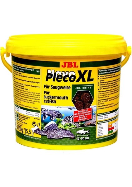 Jbl Novo Pleco Xl Kovadan Bölme 500 gr